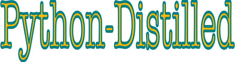 Python Programming Distilled - Home